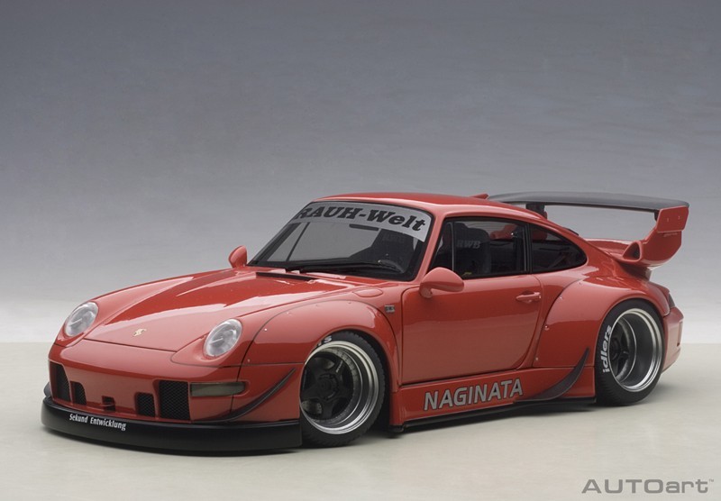 Porsche 993 RWB (red/gun grey wheels) (composite model/2-door openings)