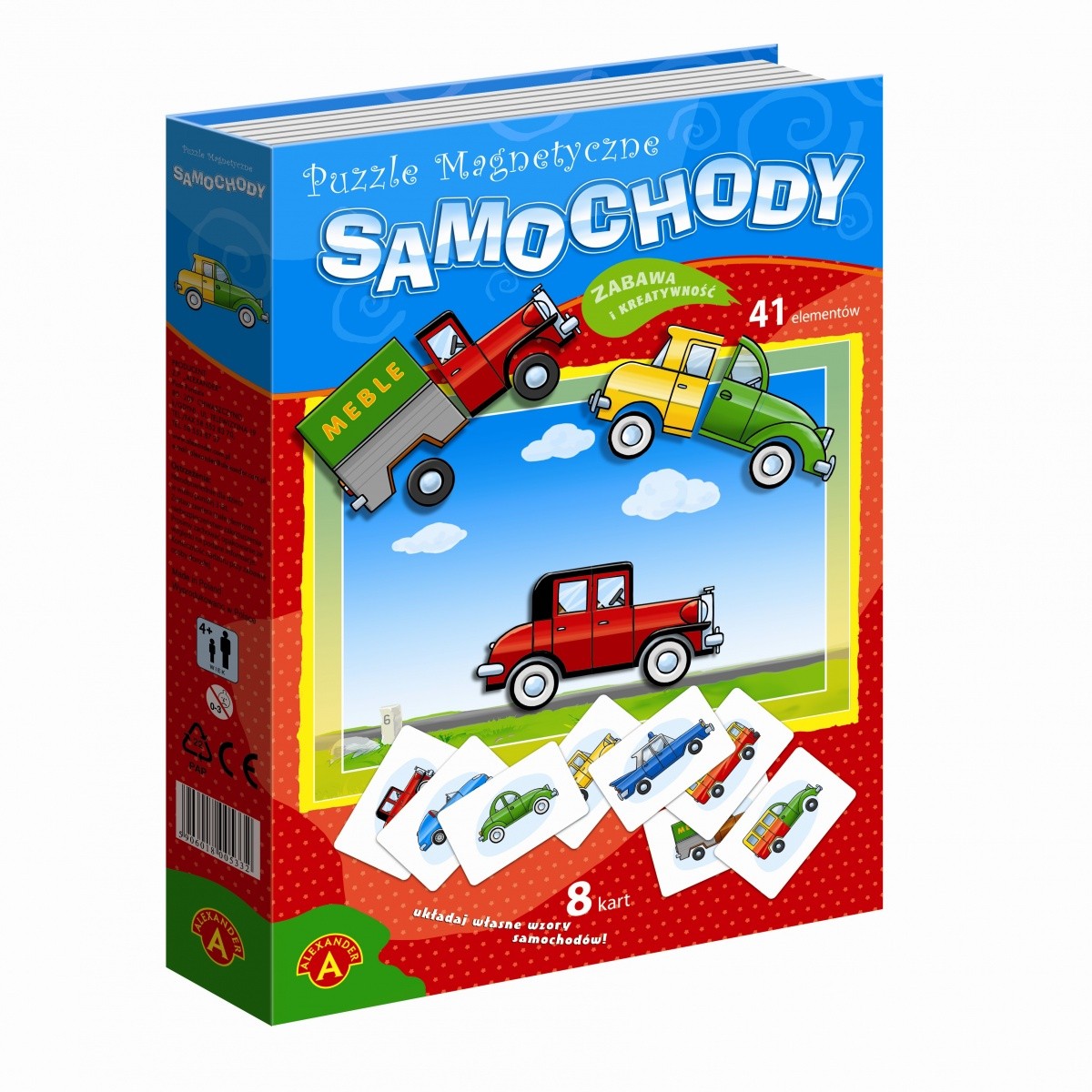 Puzzle magnetyczne - Samochody