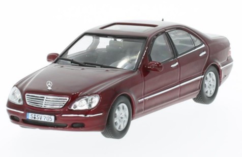 Mercedes-Benz S500 (W220) (metallic dark red)