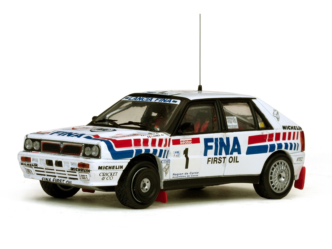 Lancia Delta Integrale 16V #1 D. Auriol/B. Occelli  2nd Tour de Corse Rallye de France 1991