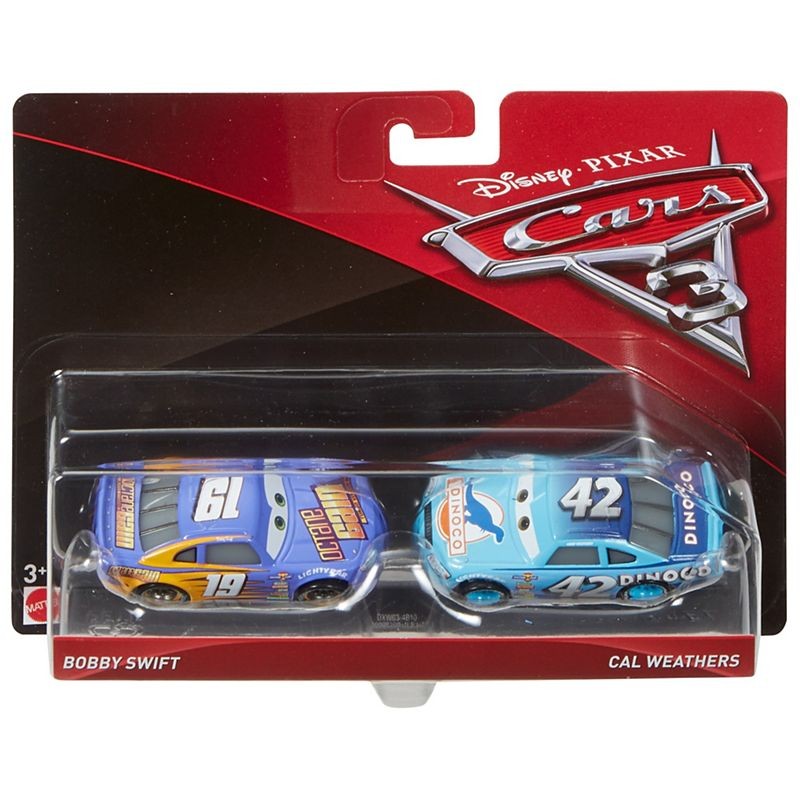 CARS 3 Dwupak Bobby Swift & Cal Weathers Die-Cast Vehicle