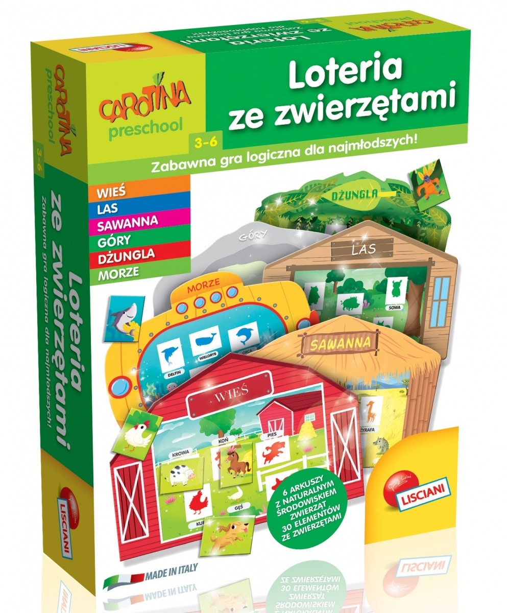 Carotina Loteria ze zwierzętami