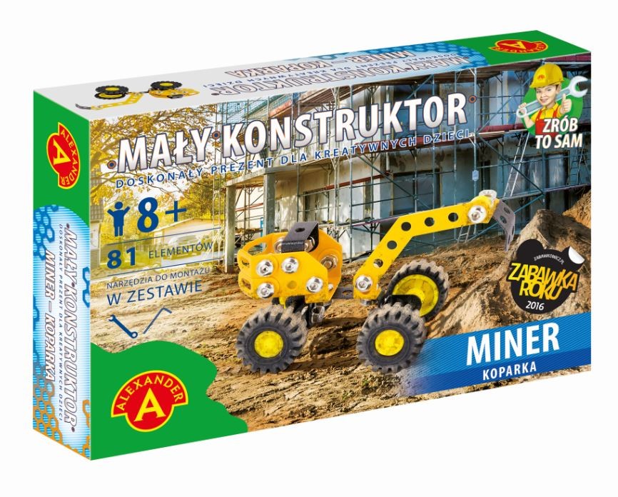 Mały Konstruktor Miner Koparka