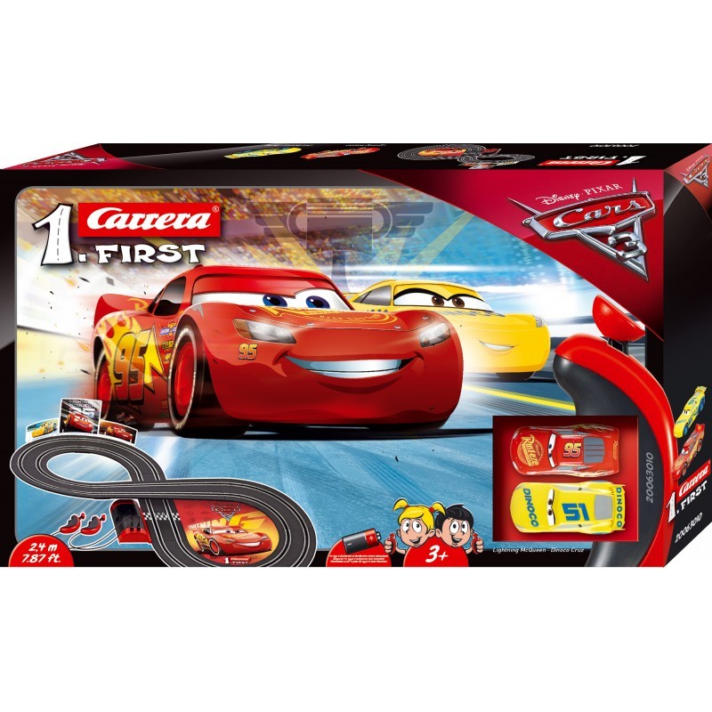 First Tor wyścigowy na baterie Disney Cars Auta 2,4m