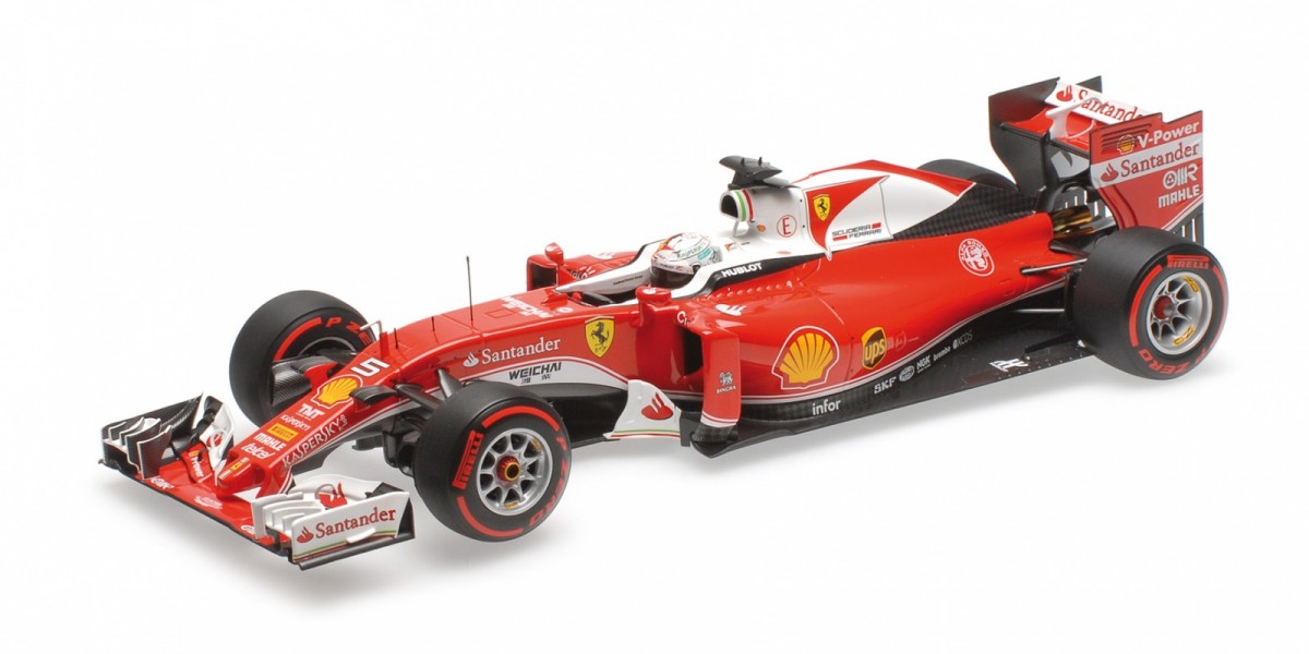 Ferrari SF16-H Scuderia Ferrari #5 Sebastian Vettel GP China 2016 (BBR exclusive)