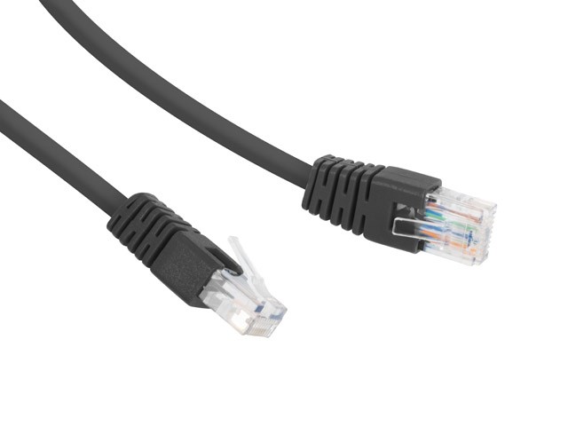 Patch cord Kat.6 UTP 2m czarny 