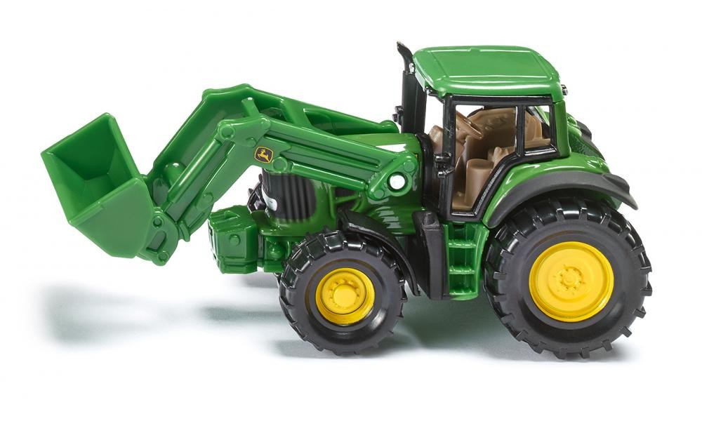 Traktor John Deere z przednią ładowarką