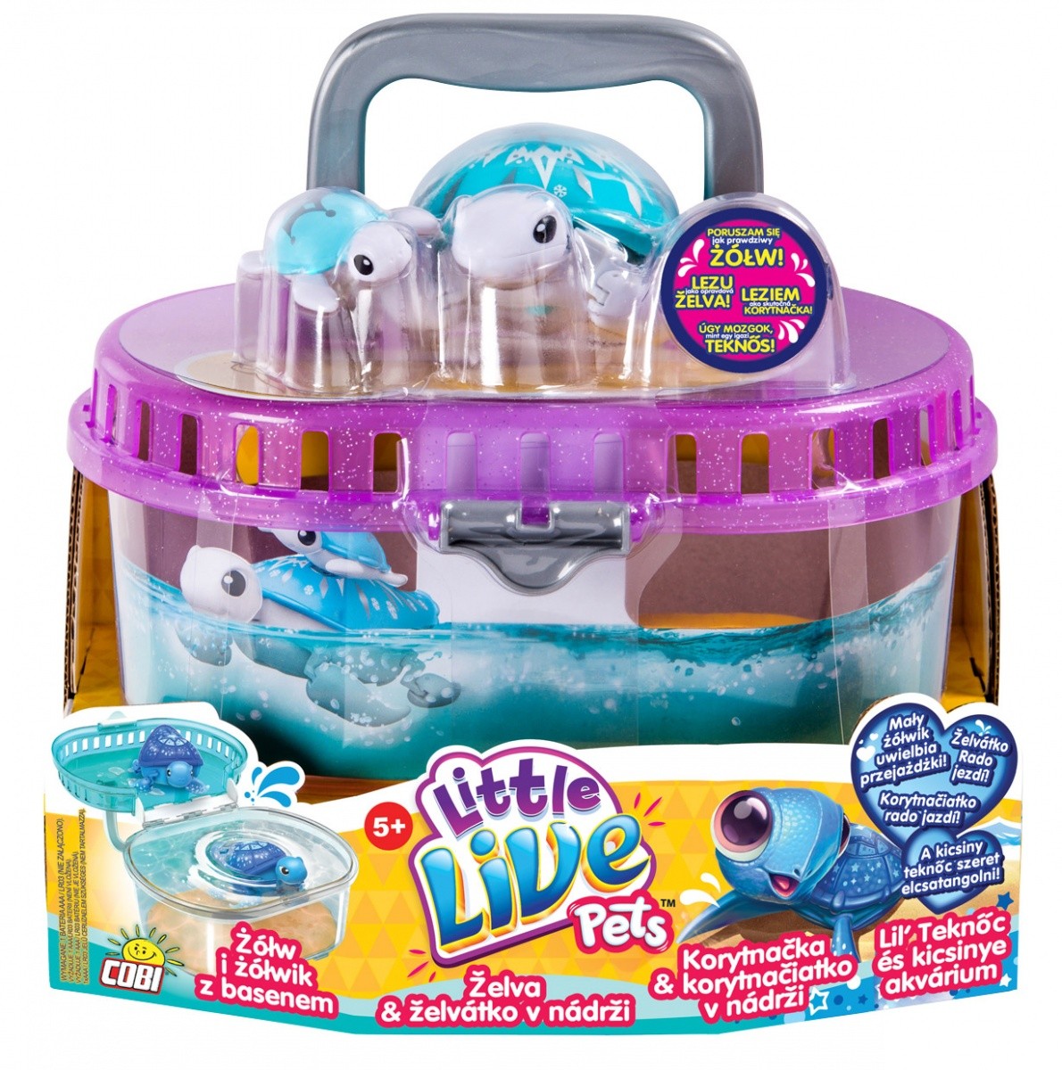 LITTLE LIVE PETS Żółw i żółwik z basenem