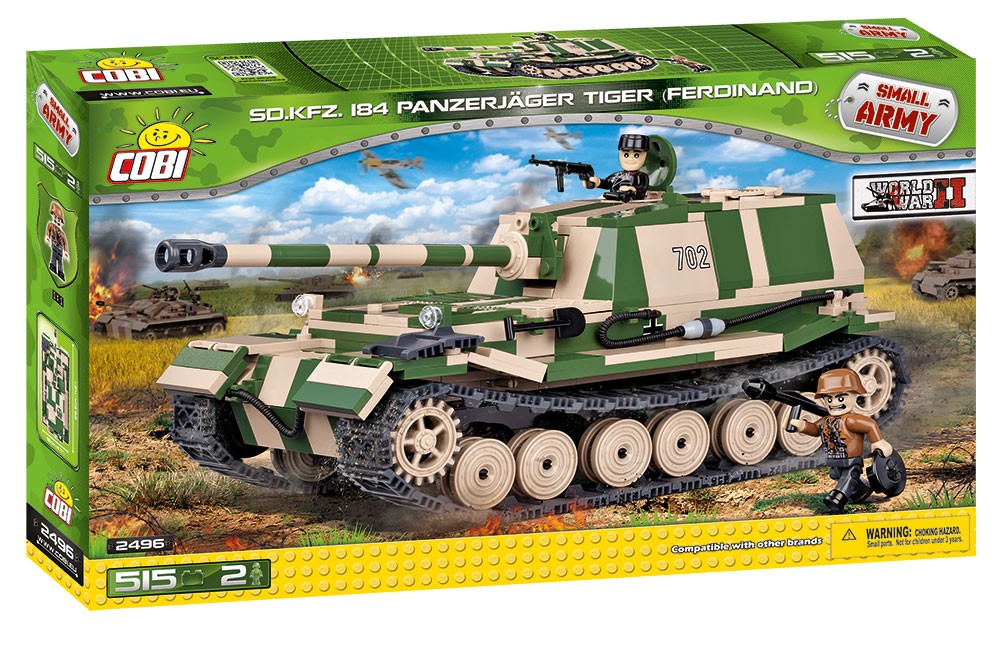 Klocki Armia 515 Elementów SDKFZ 184 Panzerjager II