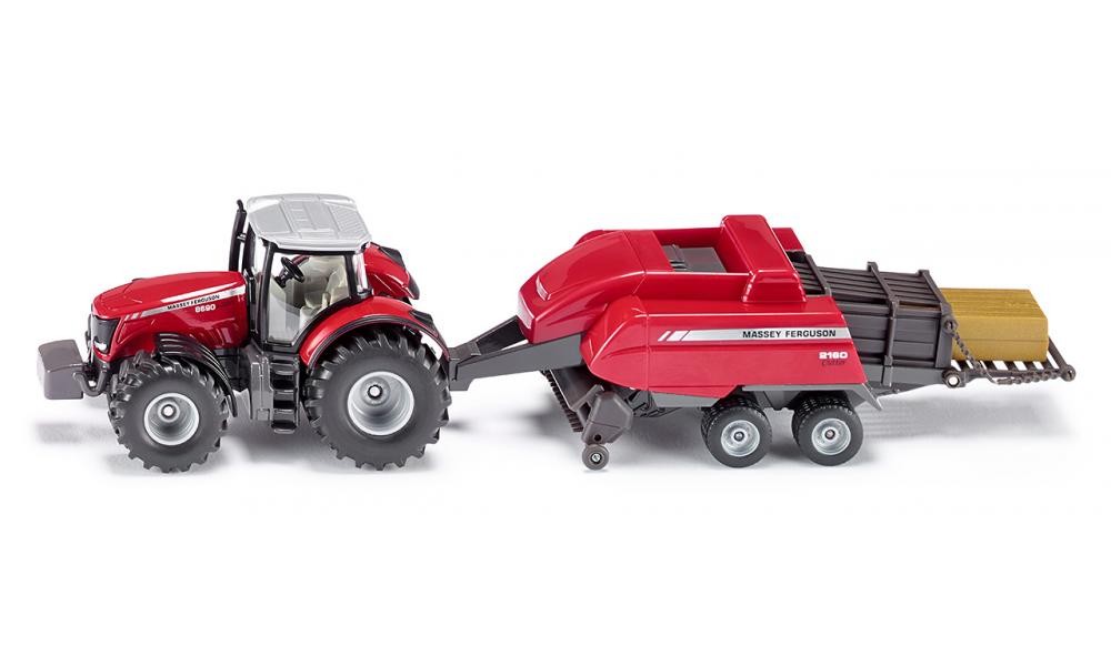 Massey Ferguson MF 8690 z prasą