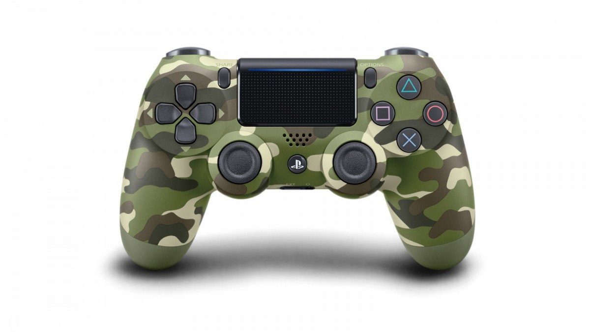 PS4 Dualshock Cont Green Camo v2