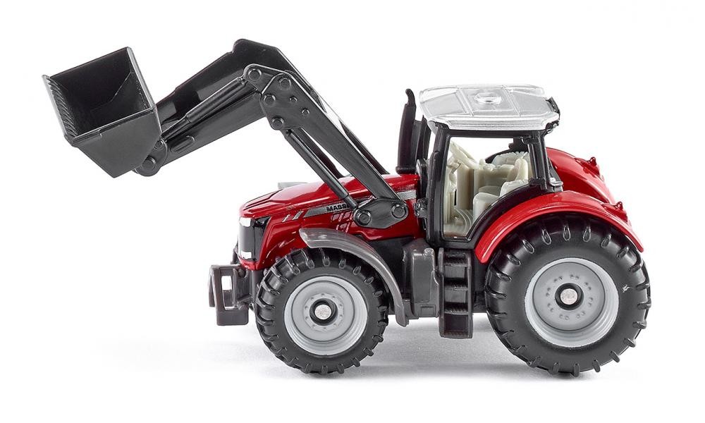 Traktor Massey Ferguson z przednią ładowarką