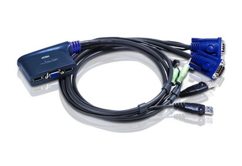 PRZEŁĄCZNIK KVM 2  PORTY USB VGA CS62US 