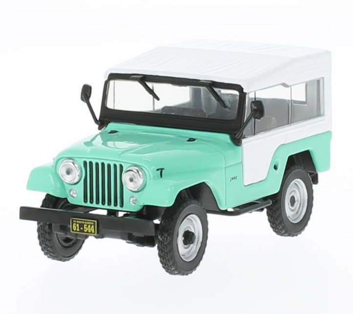 Jeep CJ-5 1963 (light green/white)