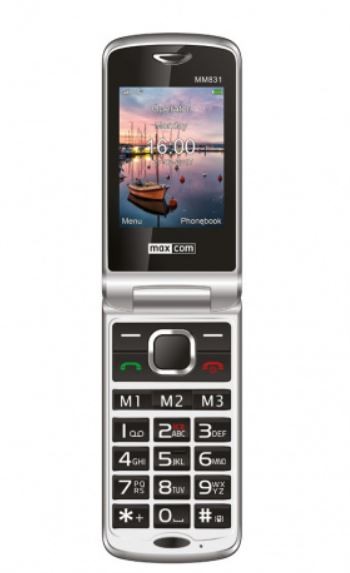 MM831BB CZARNY Poliphone/Big button 3G