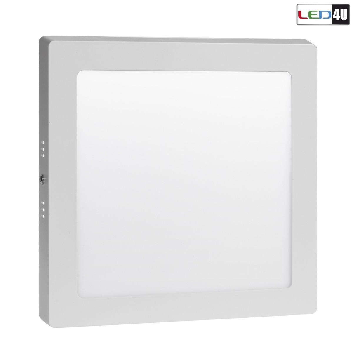 Panel LED natynkowy slim 18W Warm white 2800-3200K Led4U LD156W 225*225*H40mm