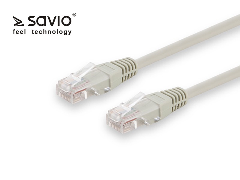 Kabel SAVIO CLA-04 Patchcord RJ45 LAN Kat.6 UTP 5m