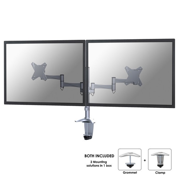 FPMA-D1330DSILVER UCHWYT LCD NABIURKOWY, KLEMA/PRZELOT