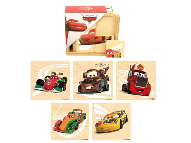 Drewniane puzzle Cars