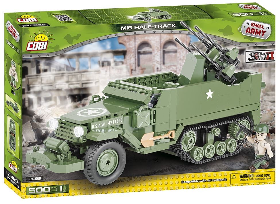 Klocki Armia M16 Half-Track Samobieżne działo przeciwlotnicze