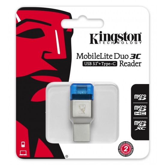 MobileLite DUO 3C USB3.1+TypeC microSDHC/SDXC 