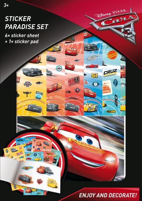 Naklejki Zestaw Cars 3