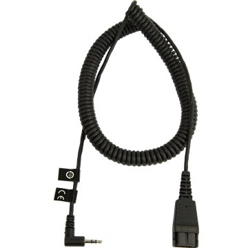 QD Cord to 2,5mm coiled 0,5-2m Panasonic 