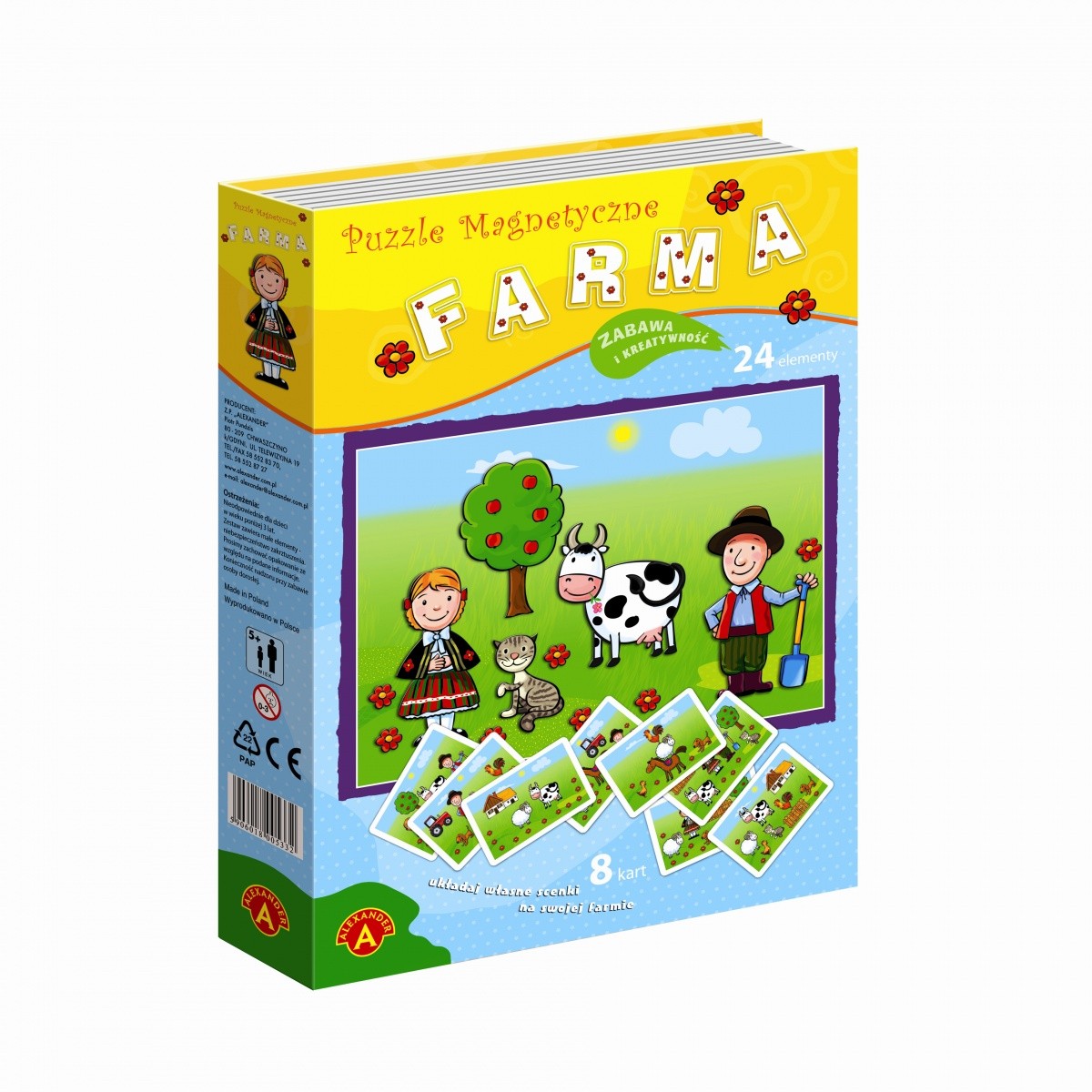 Puzzle magnetyczne Farma