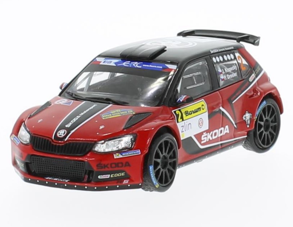 Skoda Fabia R5 #2 J. Kopecky/P. Dresler Rallye Barum 2016