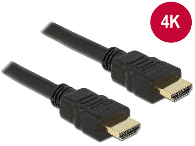 Kabel HDMI-HDMI v1.4 High Speed Ethernet 1.5m czarny 