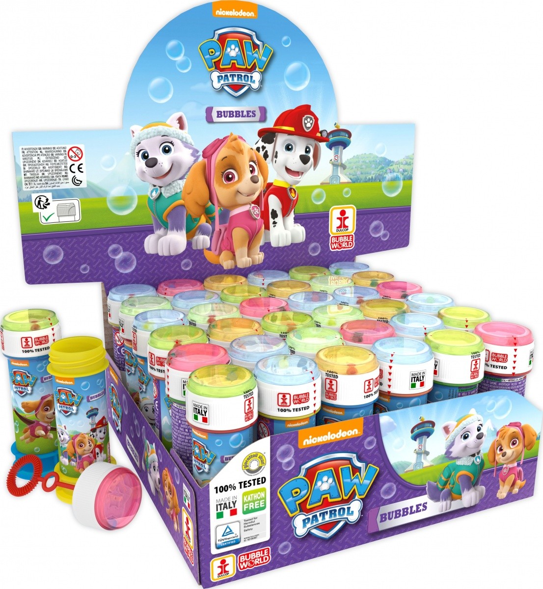 Bańki 60ml/36 sztuk Paw Patrol Girls