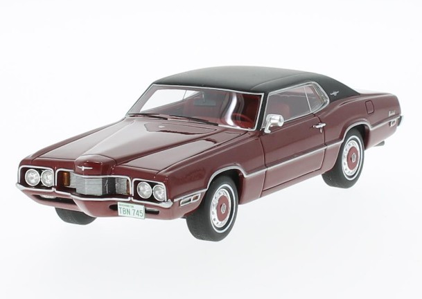 Ford Thunderbird 2-Door Landau 1970 (dark red/black)