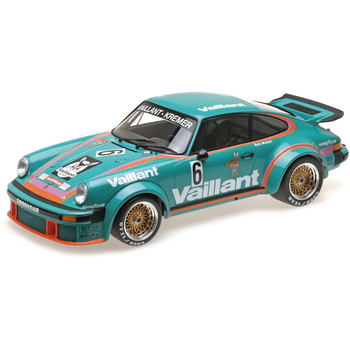 Porsche 934 Vaillant Team Kremer Racing #6 Bob Wollek Winner DRM Norisring 1976