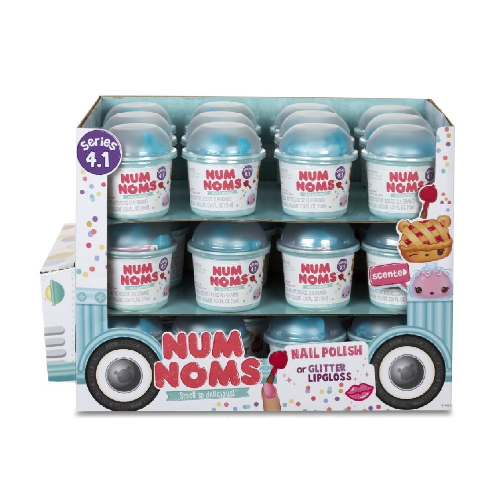 Figurki NUM NOMS Display 36 sztuk seria 4.1 lakier lub błyszczyk