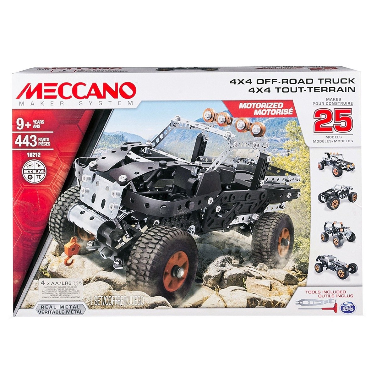 Meccano Model 25 w 1 Terenówka górska