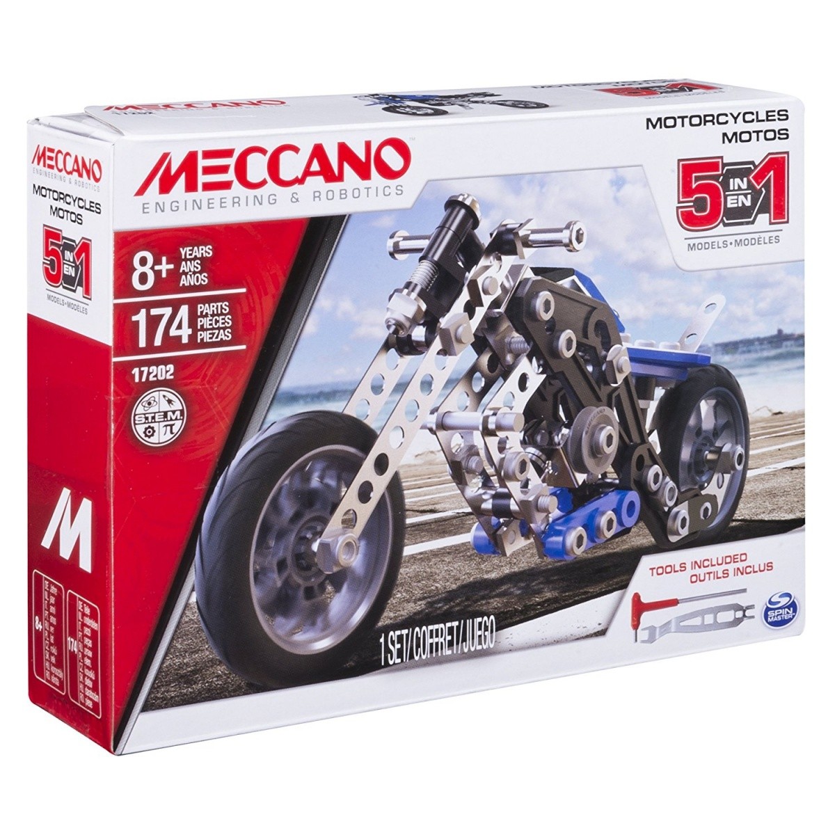 Meccano Model 5 w 1 Motocykl