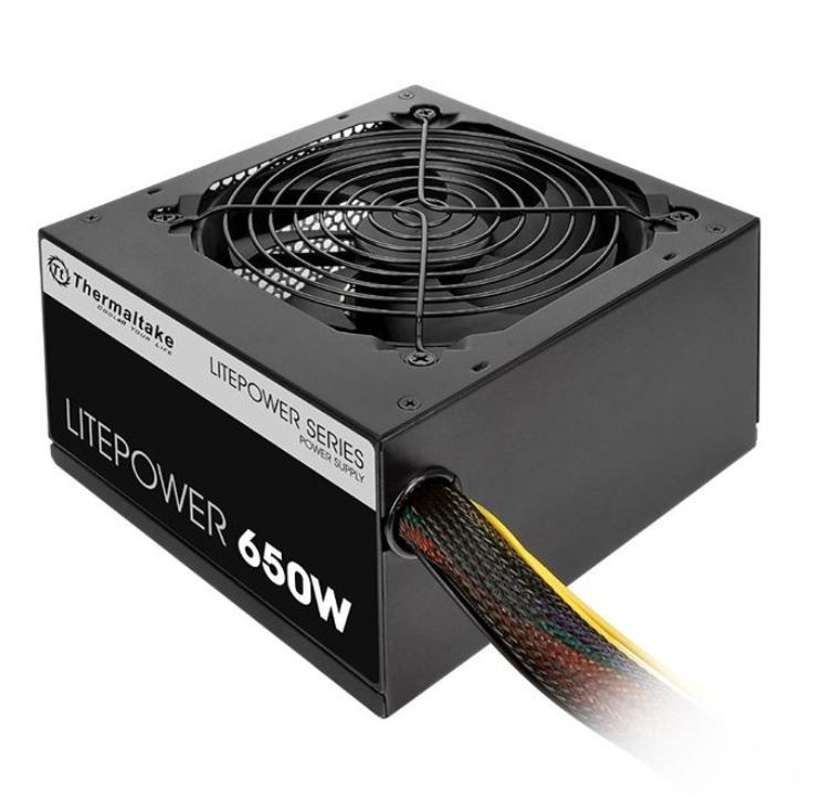 Litepower II Black 650W (Active PFC, 2xPEG, 120mm, Single Rail) 