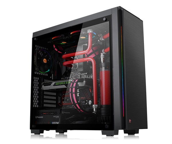 Versa C23 RGB USB3.0 Black - Tempered Glass 