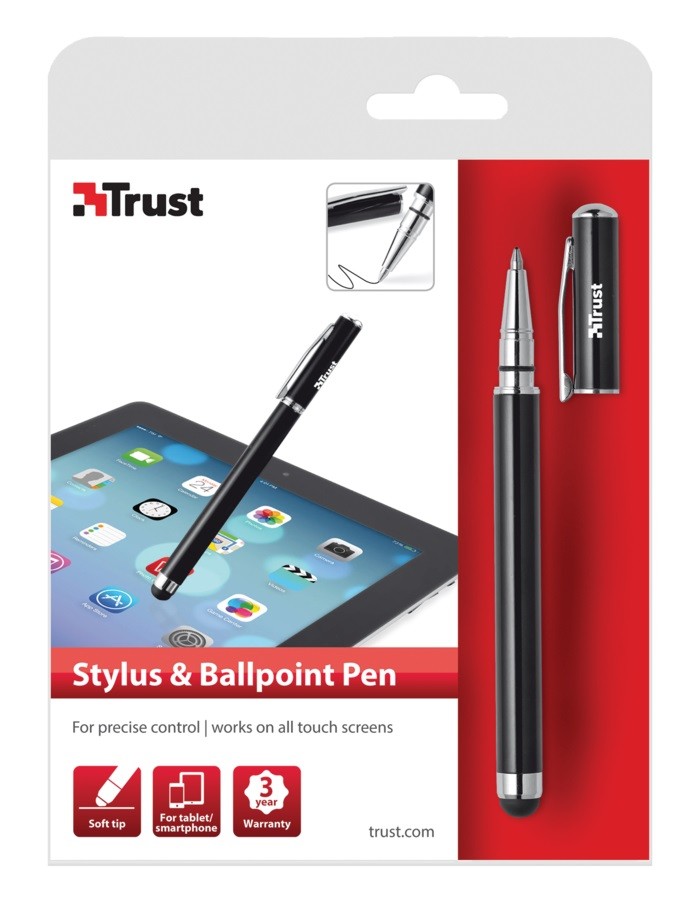 Stylus & Ballpoint Pen czarny