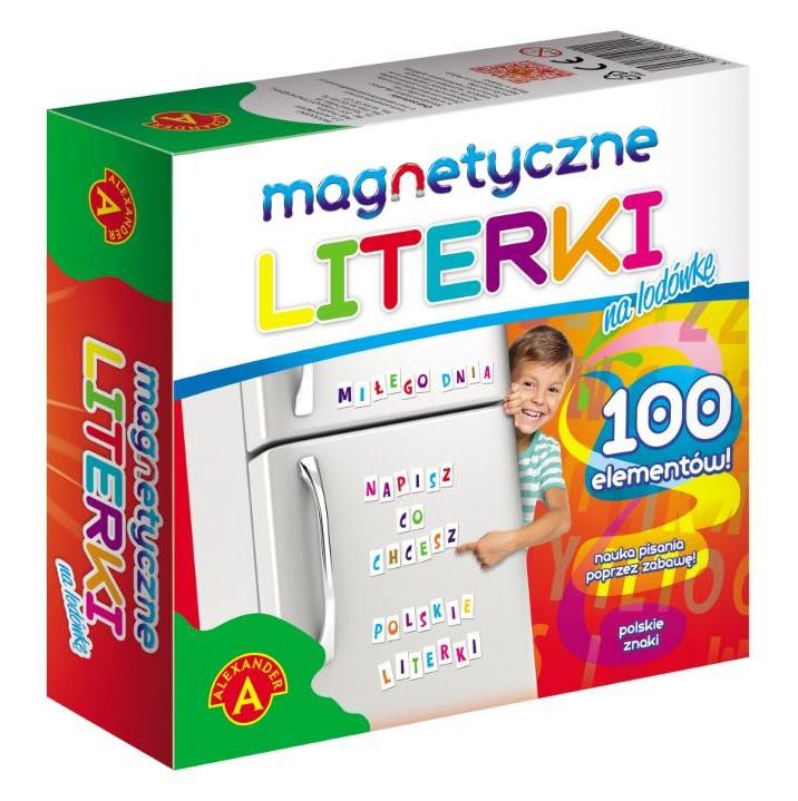 Literki magnetyczne na lodówkę