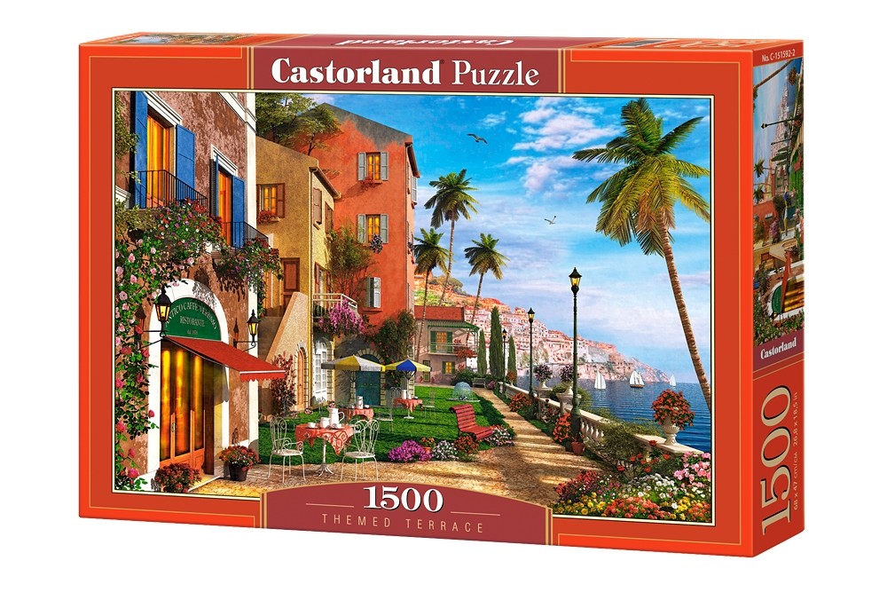 Puzzle 1500 elementów Tematyczny taras