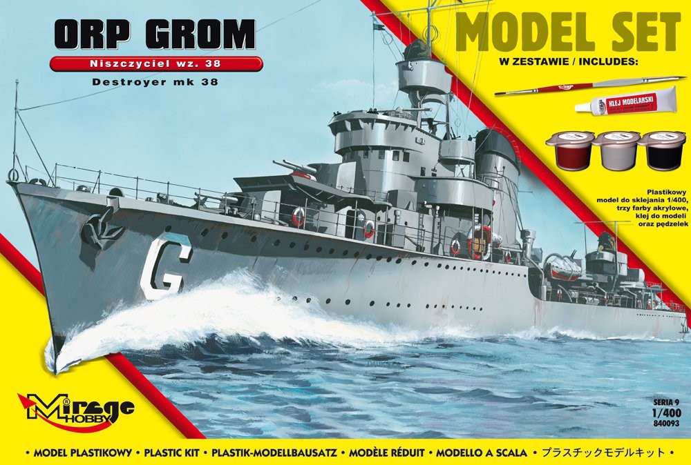 ORP Grom wz.38 [Polski Niszczyciel II WŚ]