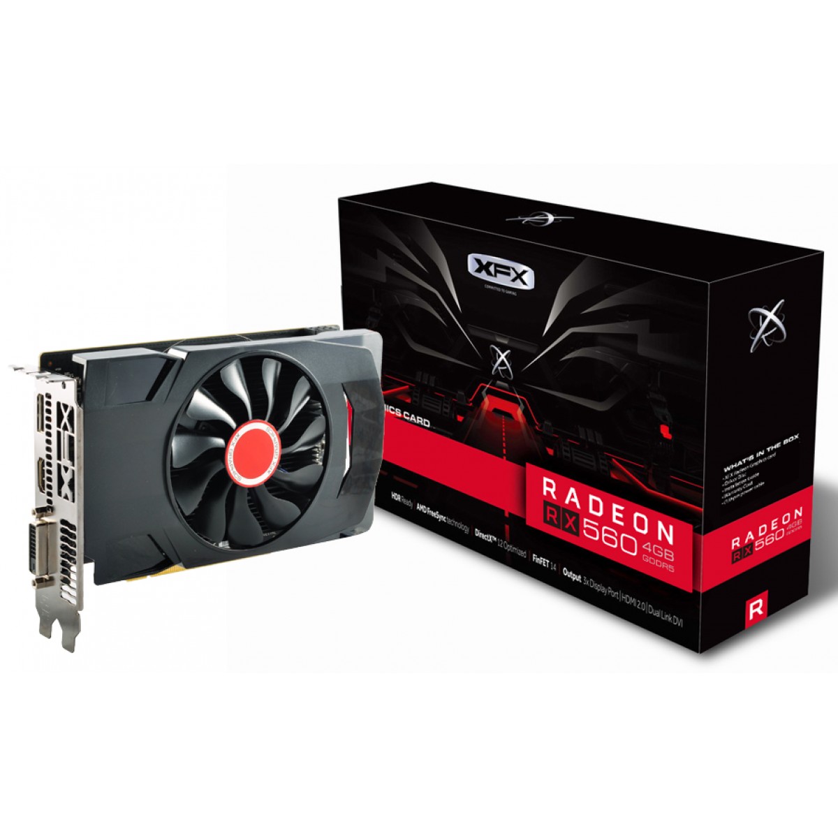 Radeon RX 560D 4GB GDDR5 1196/6000 Dual Slot (DP HDMI DVI)