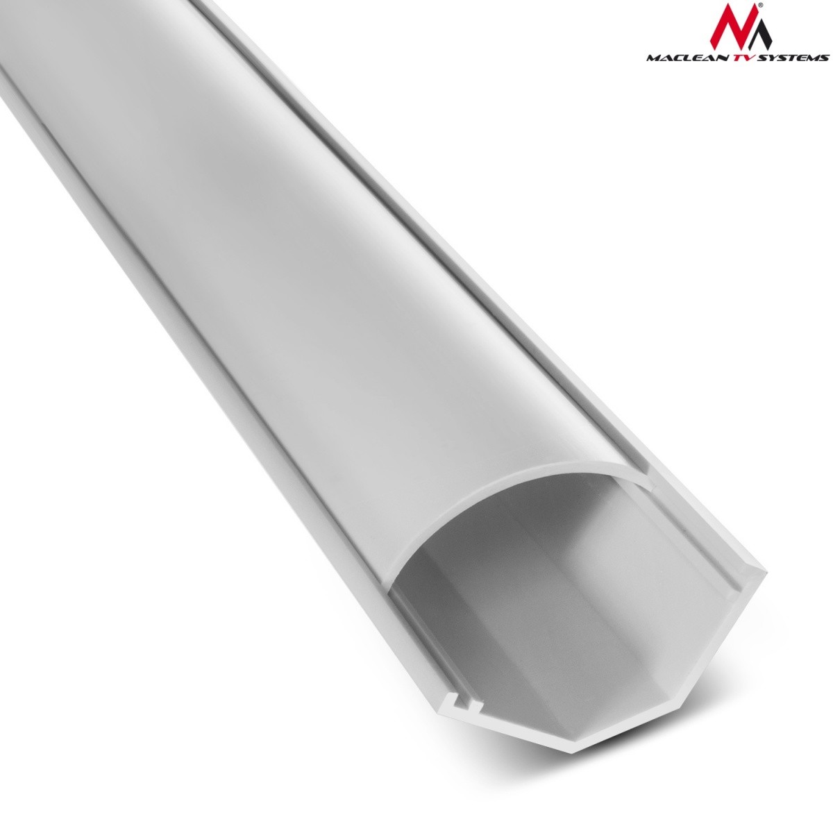 Listwa maskująca kanał kablowy 1.5m 73*42mm Biała MCTV-577 z taśmą