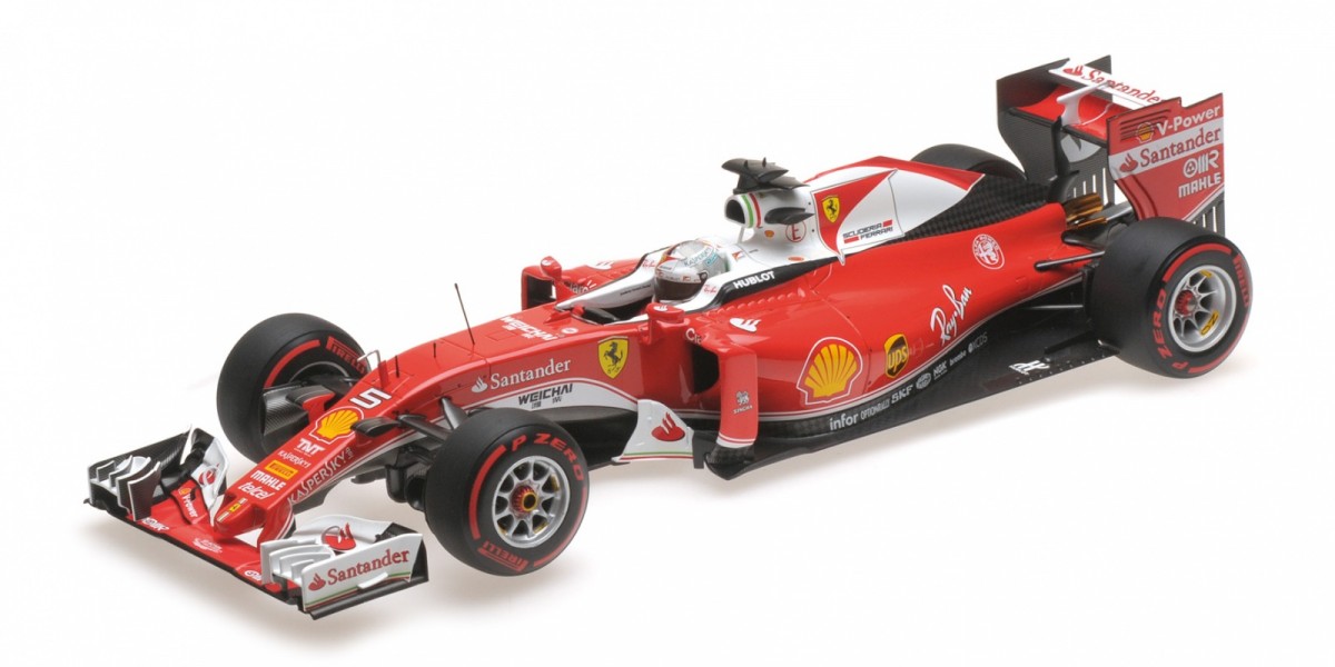 Ferrari SF16-H Scuderia Ferrari #5 Sebastian Vettel GP Italy 2016 (BBR exclusive)
