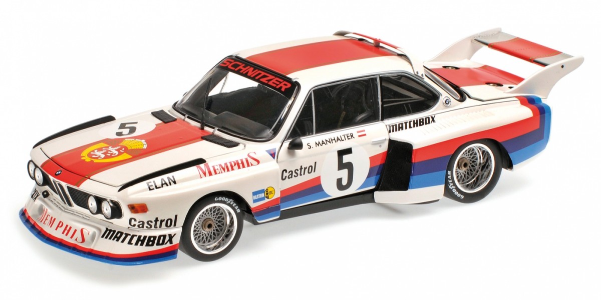 BMW 3.5 CSL #5 Sepp Manhalter Winner Havirov International 1977