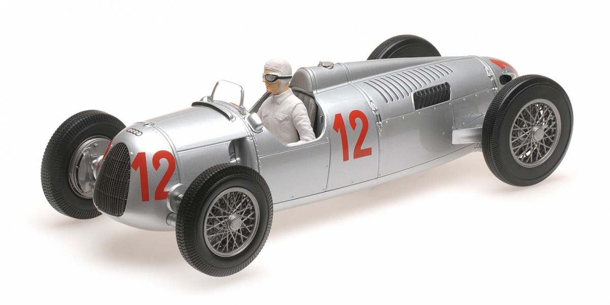 Auto Union Typ C #12 Hans Stuck Budapest Grand Prix 1936