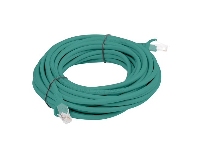 PATCHCORD KAT.5E FTP 10M ZIELONY FLUKE PASSED LANBERG