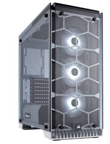 Crystal Series 570X RGB Compact ATX Tempered Glass, Compact ATX Mid-Tower / White 