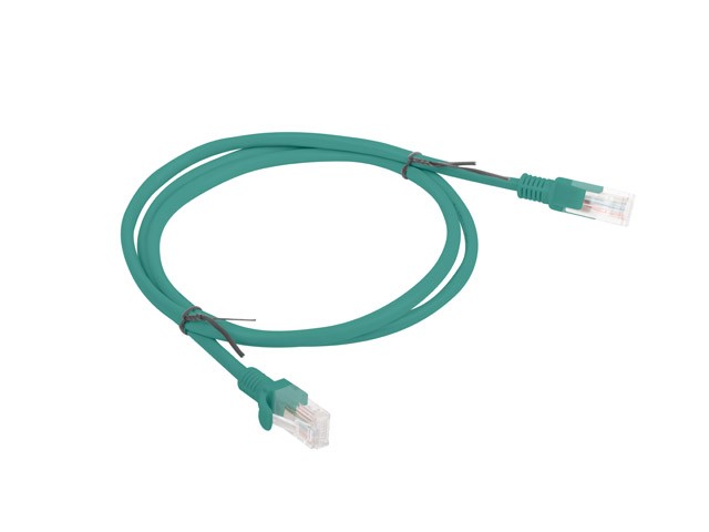 PATCHCORD KAT.6 1M ZIELONY FLUKE PASSED LANBERG